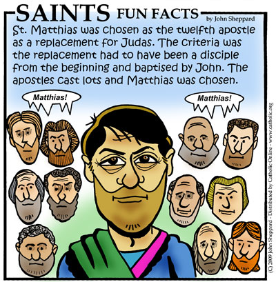 St. Matthias Fun Fact St. Matthias Fun Fact Image