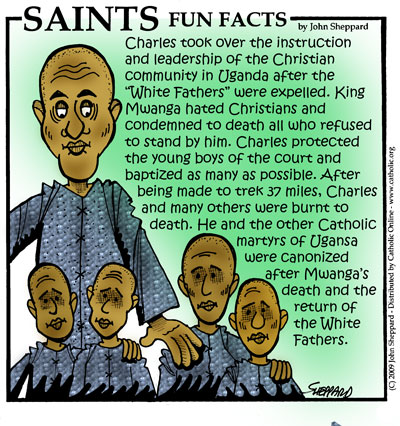 St. Charles Lwanga and Companions Fun Fact St. Charles Lwanga and Companions Fun Fact Image